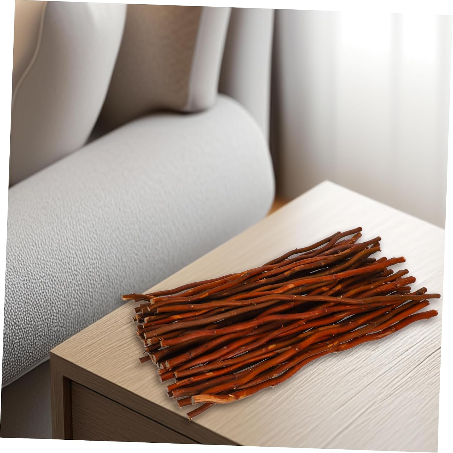 DOITOOL 50pcs Natural Birch Sticks for DIY Crafts Wood Branches for Centerpieces Decorative Twigs for Home Decorations Rustic Tree Branches