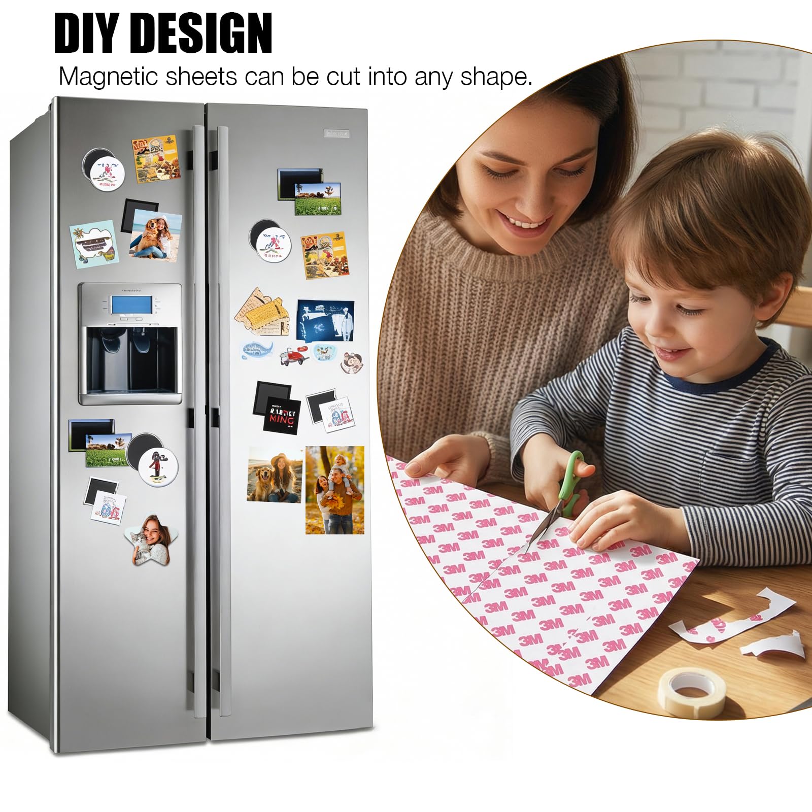 Flexible Magnetic Sheets - DIY Crafting & Organization -4 Flexible Magnetic Sheets - DIY Crafting & Organization -4