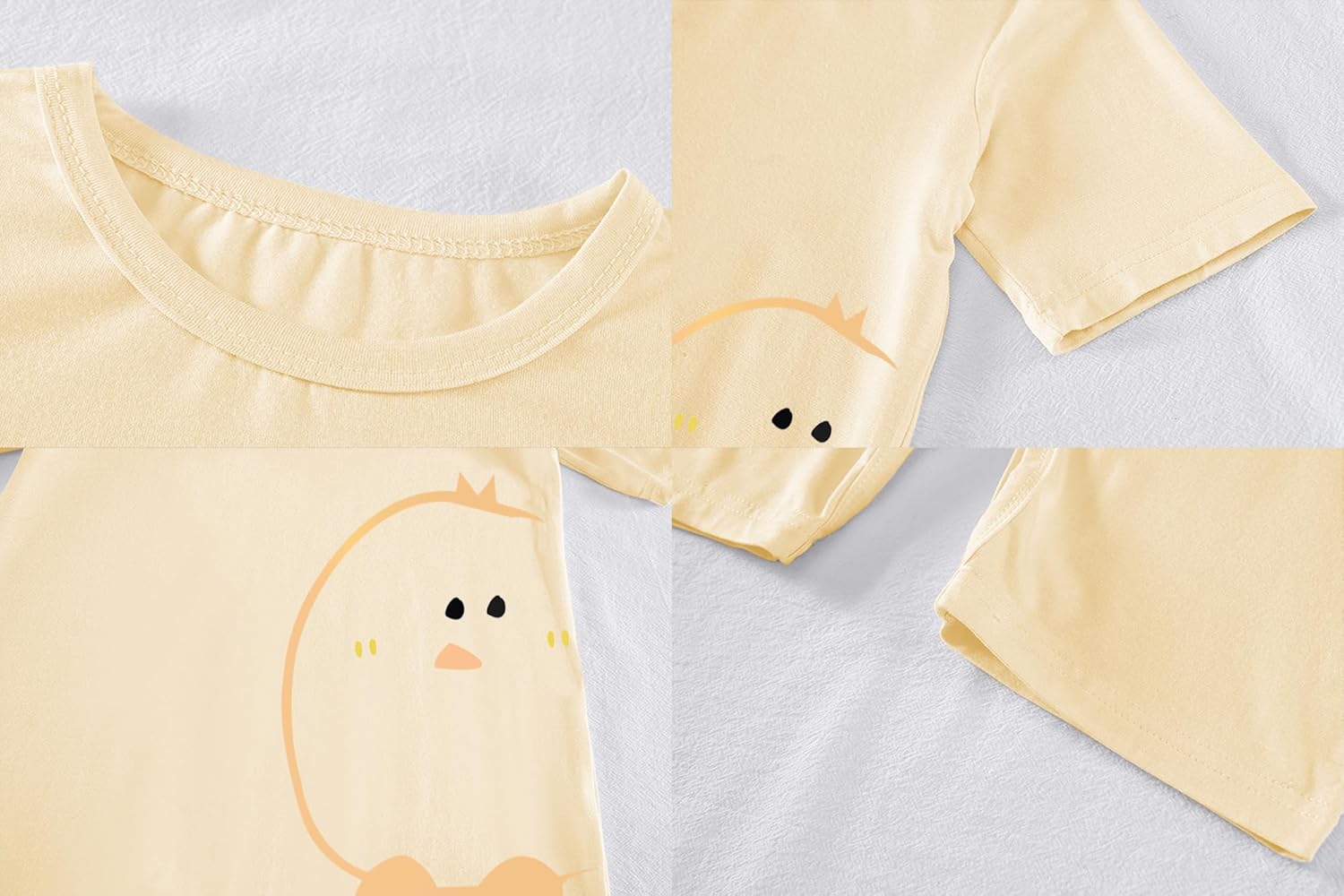 Umeyda Little Baby Boys Footless Pajamas Modal Short Sleeve Romper Jumpsuit Sleep and Play - Image 6