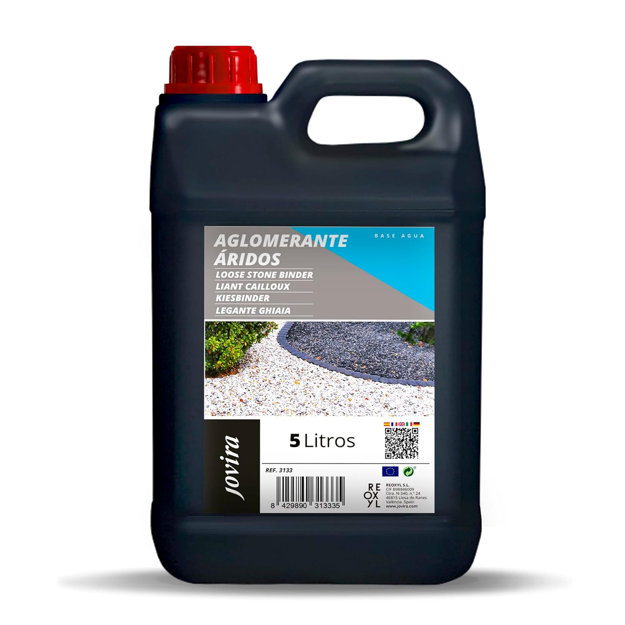 JOVIRA PINTURAS Résine extérieure pour gravier et cailloux 5 L