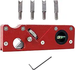 HOZOE Avião de chanfro para madeira, plaina manual de madeira para aplainamento de bordas rápidas e corte radiano de canto, quatro tipos de cabeças de cortador, ferramentas para marcenaria profissionais e iniciantes