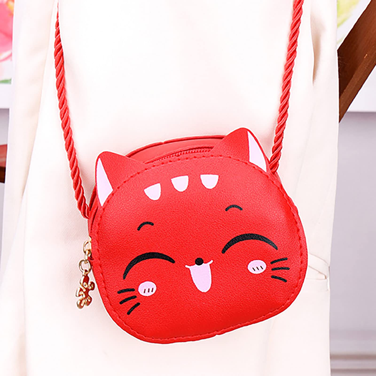 2026 Borsa a tracolla da donna per bambini Borsa a tracolla con gatto Cartoni animati a tracolla Crossover
