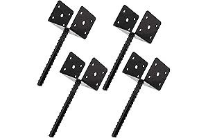 BISupply 4x4 Post Base Spike Deck Footing