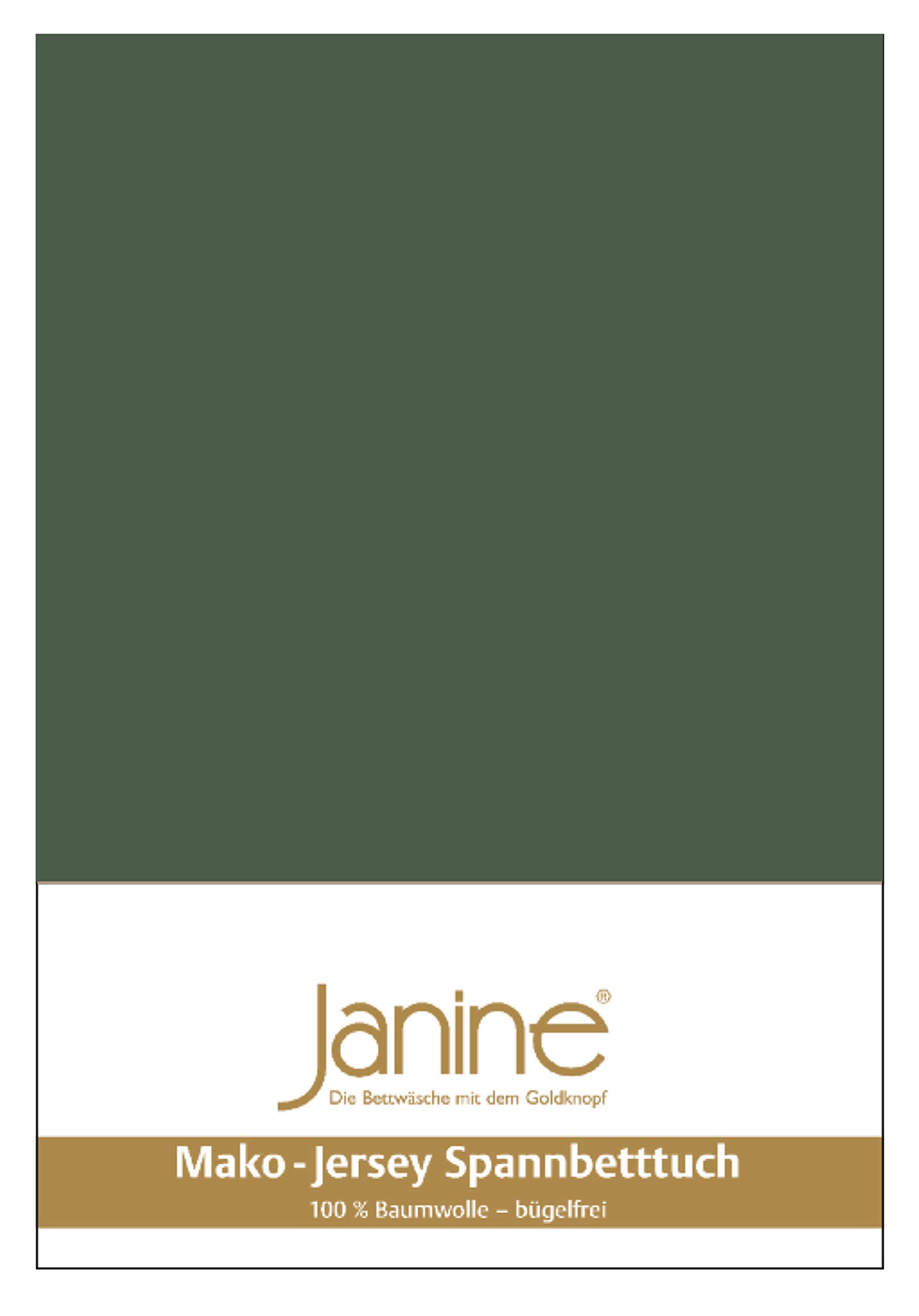 JANINE Spannbettlaken Mako-Feinjersey 5007
