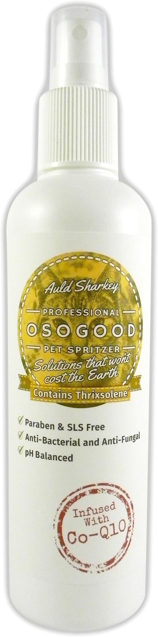 OSoGood Professional Pet Spritzer Thrixsolene® Activated Infused with Co-Q10 Anti-Bacterial Anti-Fungal 250ml