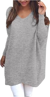 Top de manga larga de forro polar fino para mujer, de moda informal, otoño con cuello en V, color liso, manga larga para mujer Y2K 2025