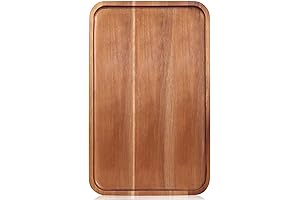 Large Rectangular Acacia Wood Charcuterie Tray Board