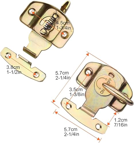 Miniatura 3 de 6 juegos de cerraduras de mesa Align-N-Lock, conectores de hebillas de mesa de comedor resistentes Abuff, ideales para hojas de mesa, mesas de