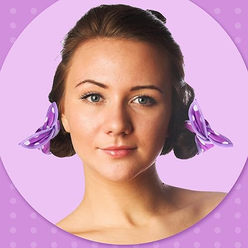 Miniatura 4 de Bememo 40 rulos suaves para el cabello, rodillos de almohada para el cabello, rizadores de esponja de satén para dormir durante la noche, sin calor,