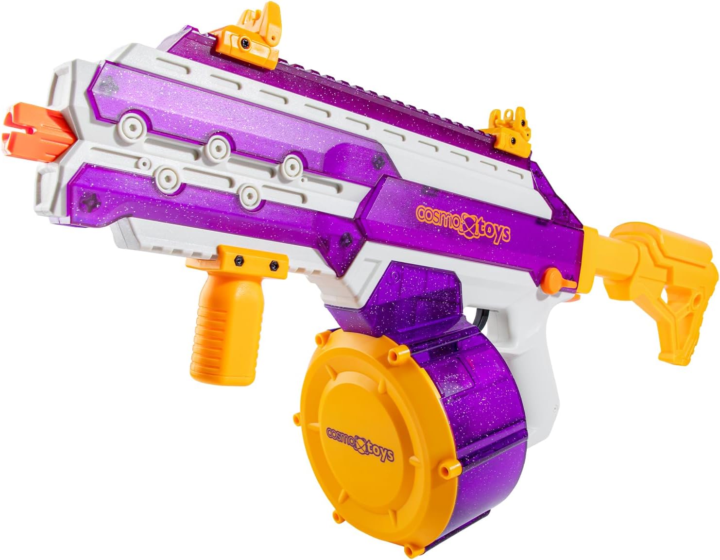 Sirius Gel Ball Blaster Gun 270FPS (XL Size), Full Auto Electric Water Bead Rifle with 1500 Capacity Mag, 2000mAh Rechargeable Battery, Splatter Ball Toy for Age 14+ & Adults (Purple Pro)