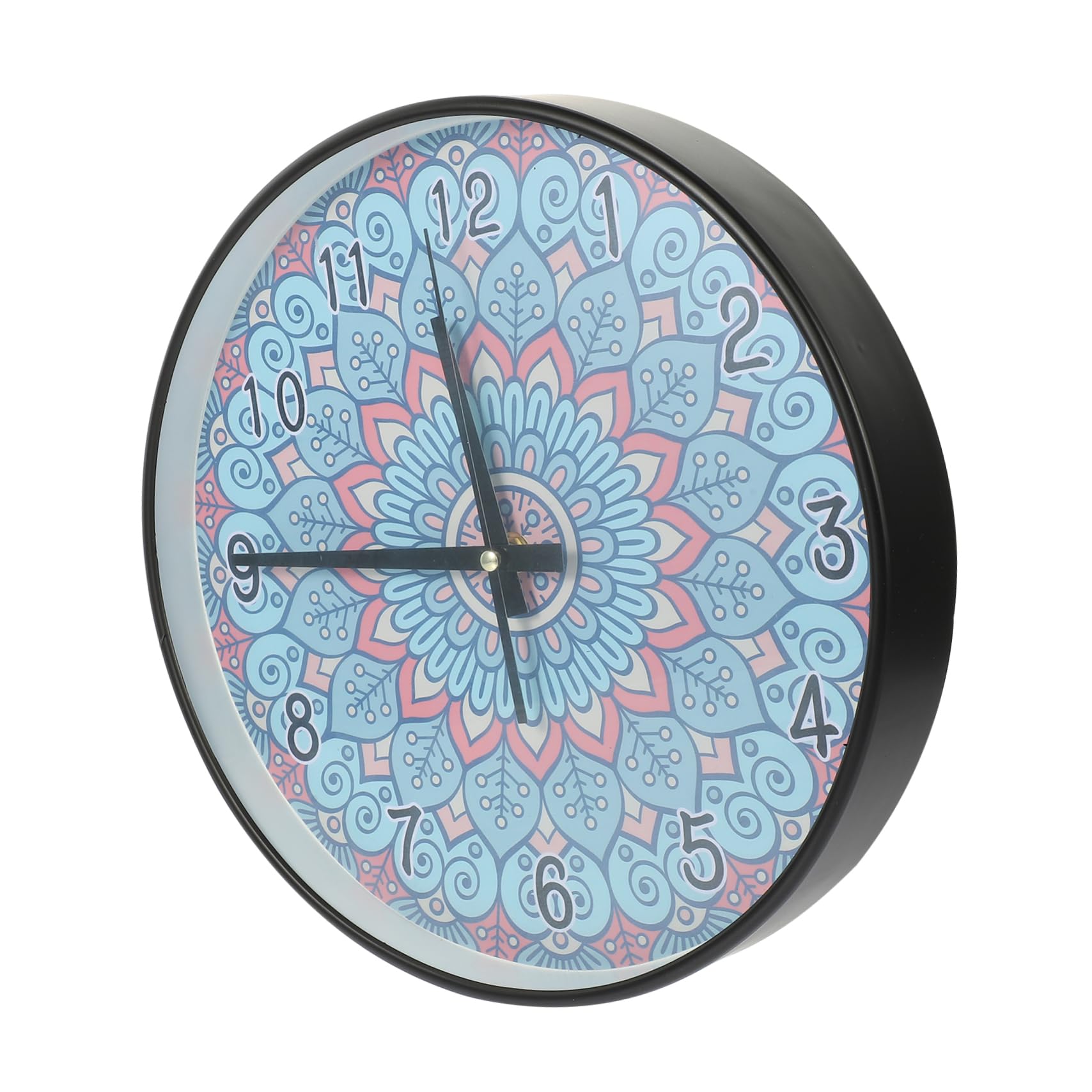 Ornement d'horloge suspendue mandala Ciieeo en verre haut de gamme