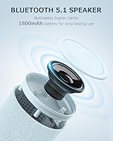 Vista 7 de COLSUR Bluetooth Speaker, Magnetic Wireless Charger, Bluetooth Speakers with Night Light, 2 in 1 Wireless Charging Station for iPhone