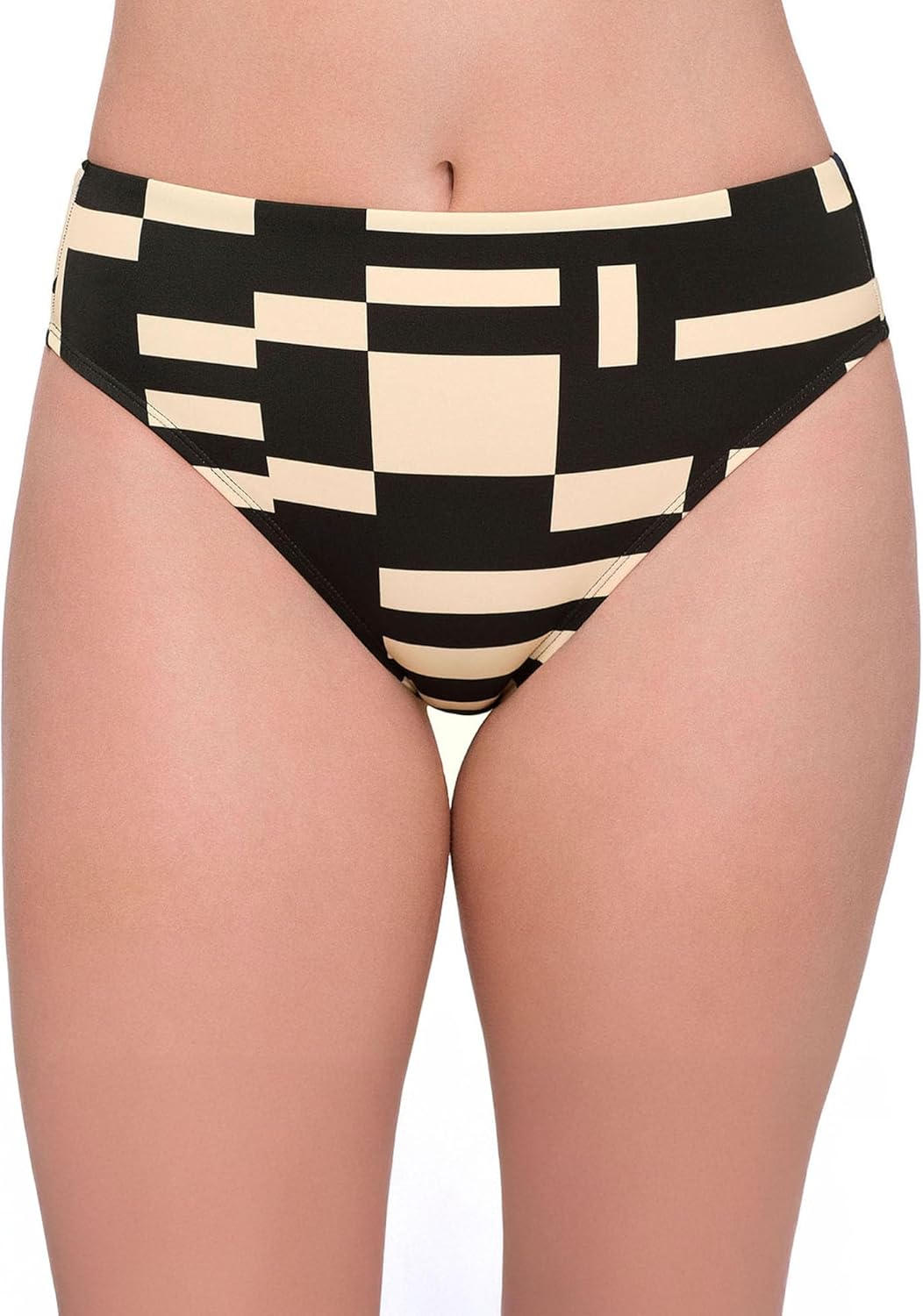 S3 Swim Womens Smoothing Mid Rise Basic Hipster Bikini Bottom