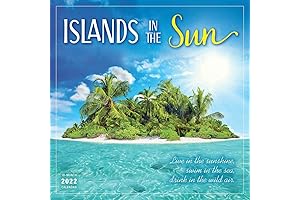 Sellers Publishing Islands 2021 2022 Wall Calendar 16-Month