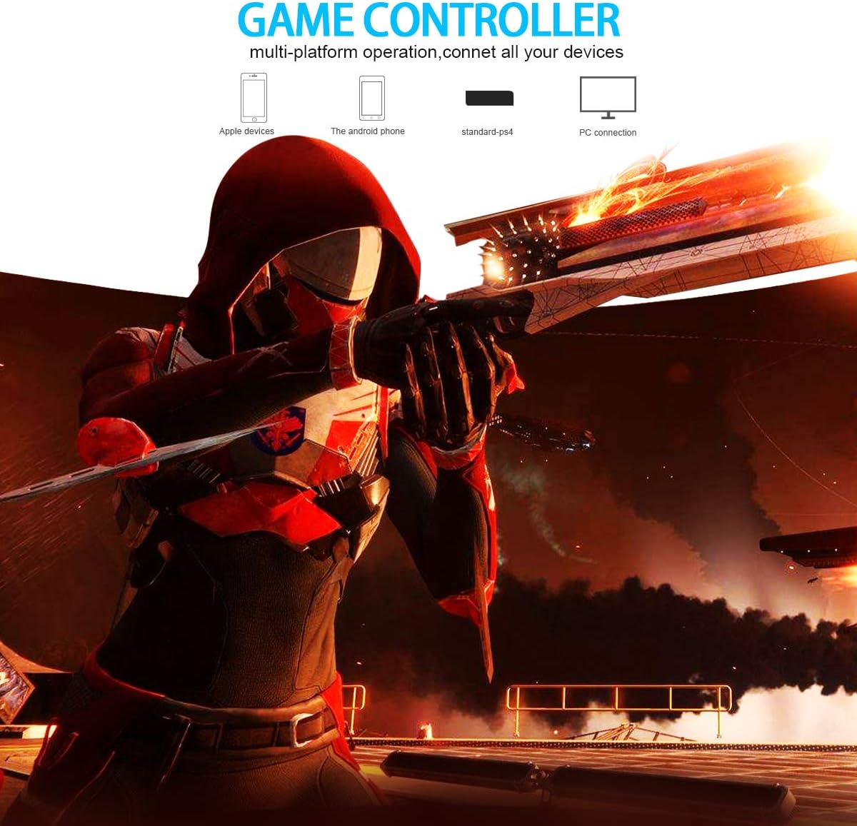 Game controller multi-platform compatibility diagram