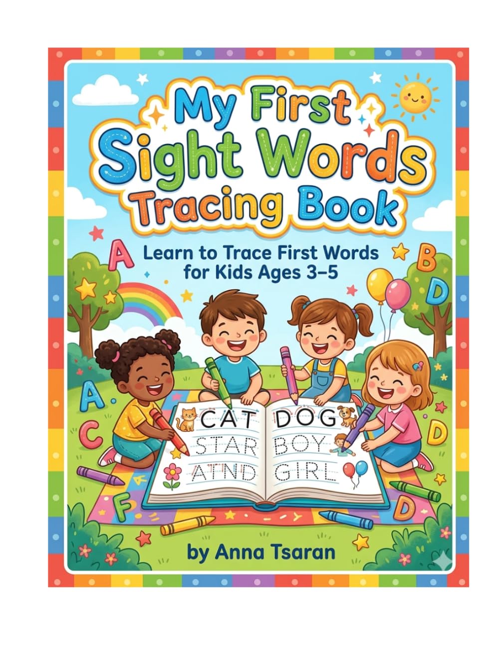 MY FIRST SIGHT WORDS TRACING BOOK: Learn Trace First Words for Kids Ages 3-5 (My First Learning Series)