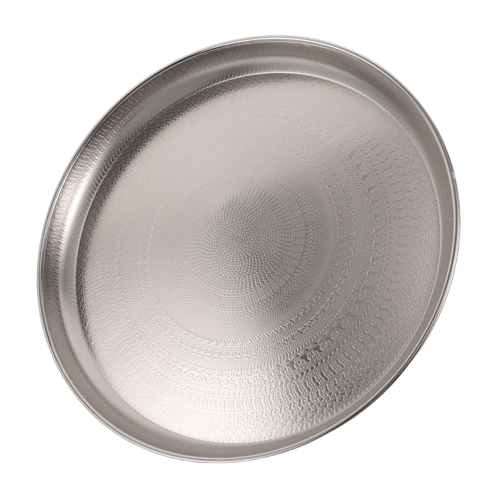 Bandeja decorativa redonda para joyas y té que soluciona el desorden en tu mesa de centro