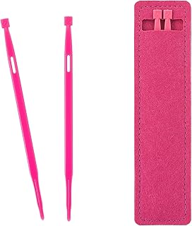 Ymapinc 2Pcs Thing Sewing Stiletto Tool - Quilting Tools and Point Turner Sewing Tool Accessories for Sew on Craft Projects (2 Plastic Threaders with Wool Felt Bag)