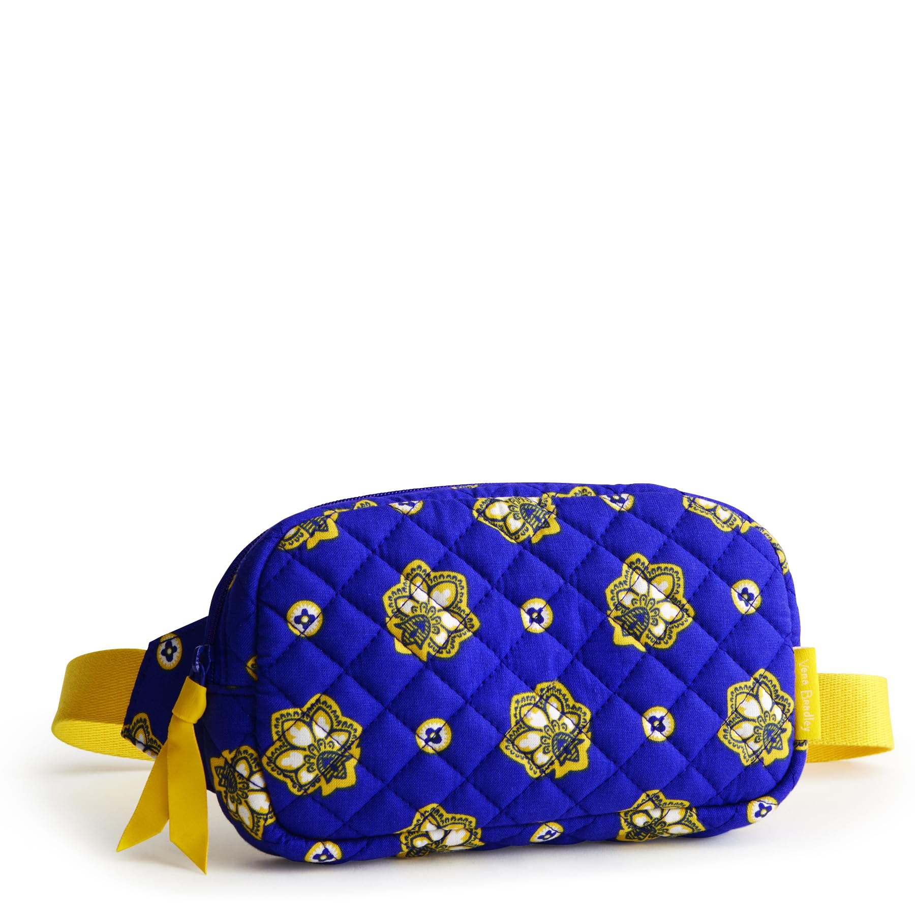 Vera Bradley Premium Cotton Large Travel Duffel Bag, Royal Blue/Red Bandana