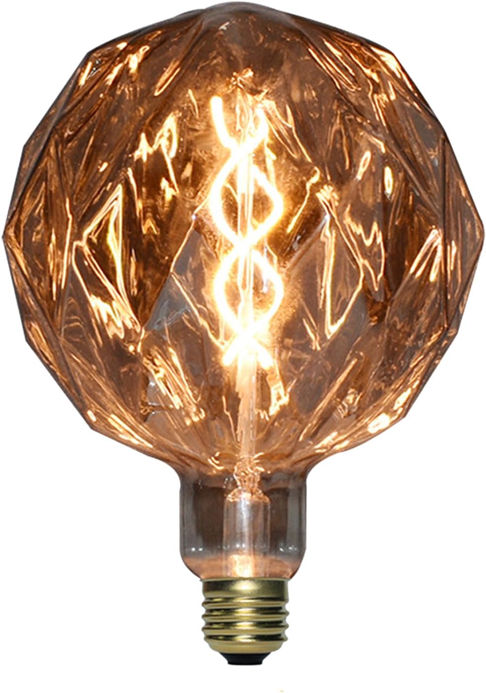 PURESILKS Gold Pendant Light Bulbs Fairy Light Bulb 2200k Warm Light 4W