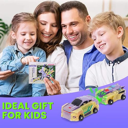 Miniatura 7 de Juguete de coche de dinosaurio de transformación 2 en 1  Automóvil robot de colisión magnética para niños  Divertido juguete de transformación de