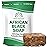 Raw African Black Soap 1lb Bar, for Dry Skin and Skin Conditions, Pure & Natural Ingredients, Imported From Ghana Handcraft Cleanser for Face, Body, and Hair, Vegan & Gentle Skin Care Bar