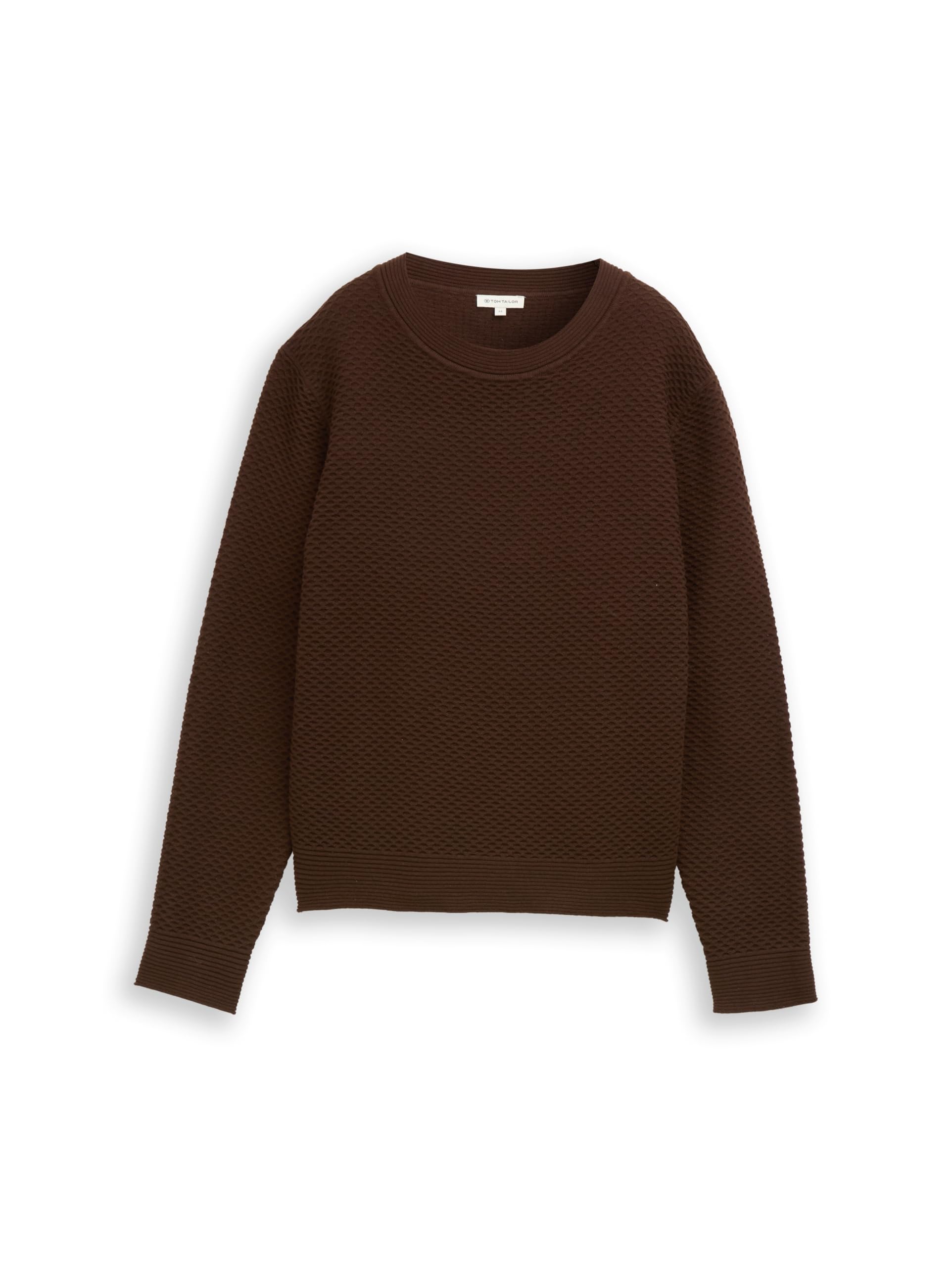 TOM TAILOR Damen 1049122 Strickpullover mit Rundhalsausschnitt (1er Pack)