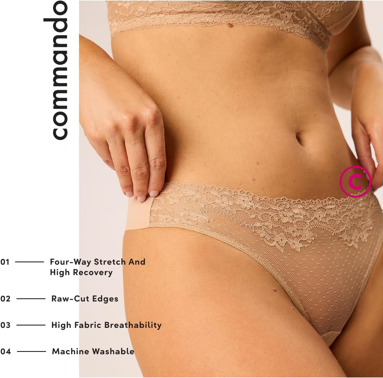 commando Women's Double Take Lace Thong - Image 3