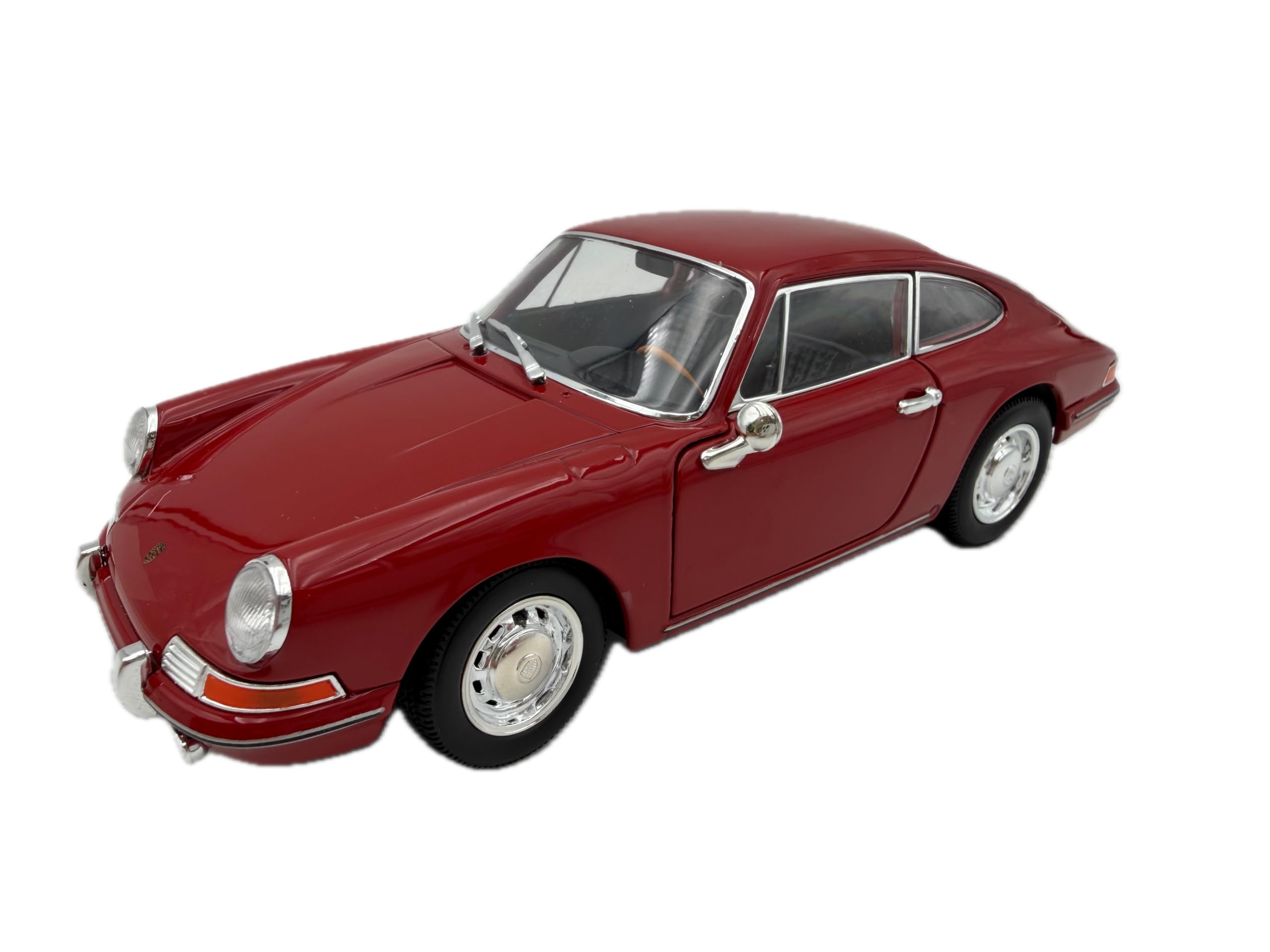 Porsche 911 Modellauto 1:24, rot - Detailgetreues Sammlermodell I GT Marketing I Miniatur Fahrzeug (Museum Edition)