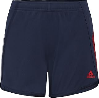 Girls' Elastic Waistband 3 Stripe Mesh Short