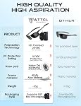ATTCL Polarized Sunglasses for Men Driving: UV400 Protection Lightweight AL-MG Frame Fashion Square Sun glasses Travel Hiking