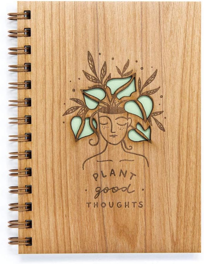 Plant Good Thoughts Gratitude Journal for Women Blank Pages [Inspirational Notebook for Mom, Contentment, Pregnancy, My Daily Prayer, Positivity, Mindfulness, Wellness, Health, Made in the USA]