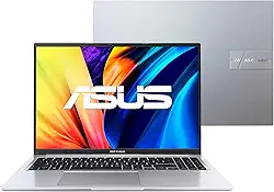 Notebook Asus Vivobook 16 X1605za-mb311w Intel Core i7 1255u 3,5 Ghz 8gb Ram 512gb Ssd Windows 11 Home Intel Iris Ud 16 Full Hd Prata Metálico