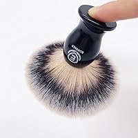 Vista 9 de Echolly-Brochas de afeitar de lujo para hombres de Echolly-Super Strong - Brochas de afeitar sin desprendimiento para hombre, mango acrílico suave