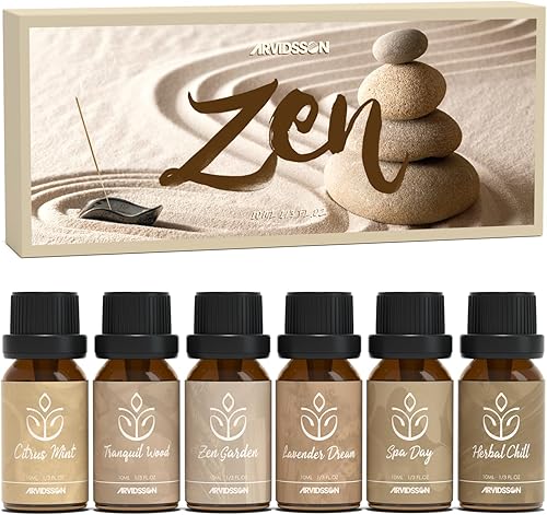 Miniatura 8 de ARVIDSSON - Juego de aceites esenciales Woodsy para hacer velas, sándalo, cuero, madera de teca, incienso, madera de cedro, pino, difusor de aceite