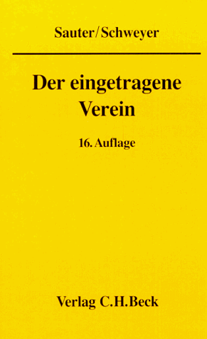 Der eingetragene Verein Der eingetragene Verein