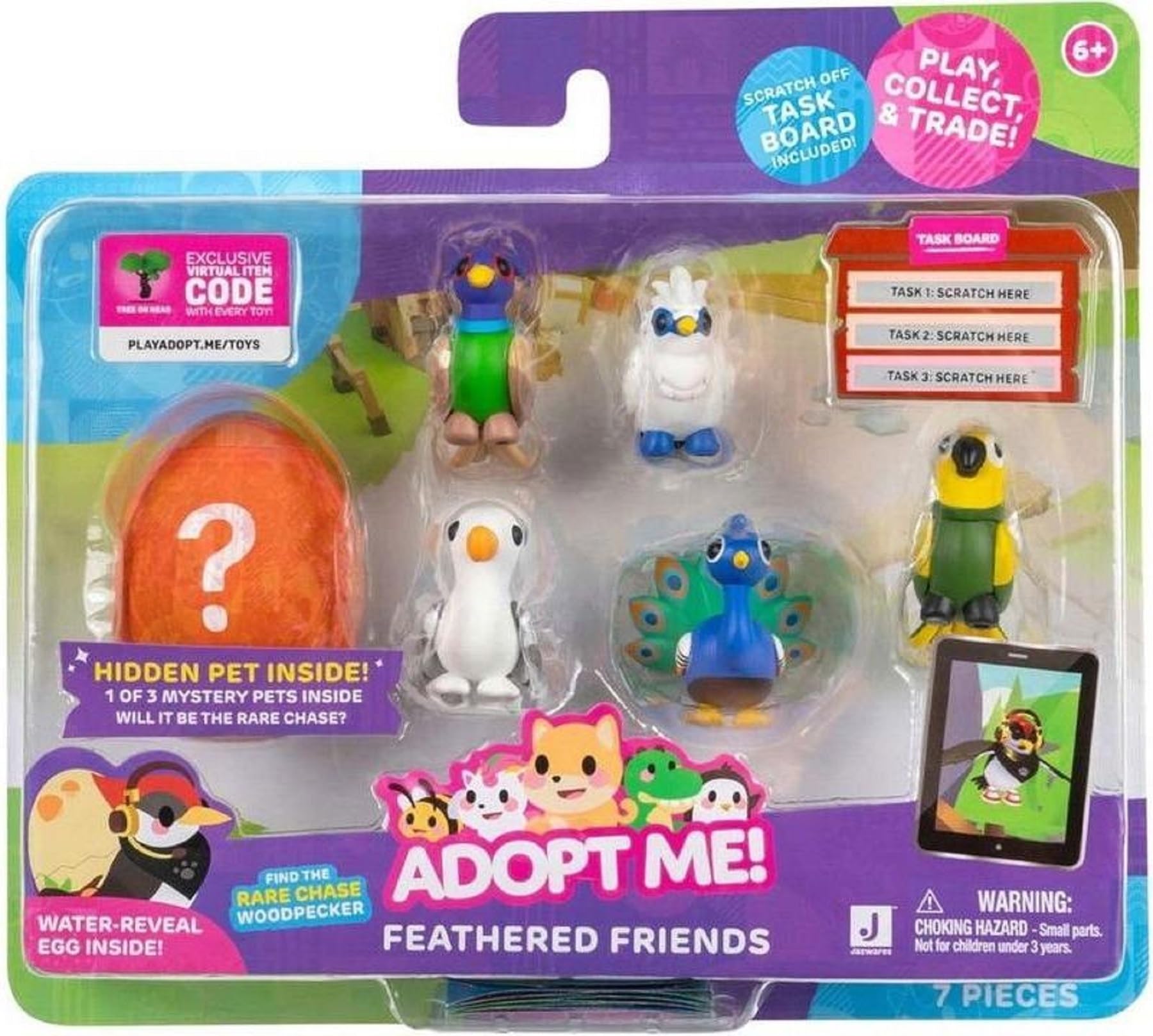 Adopt Me! Pets Multipack Feathered Friends - Hidden Pet - Top Online Game - Exclusive Virt