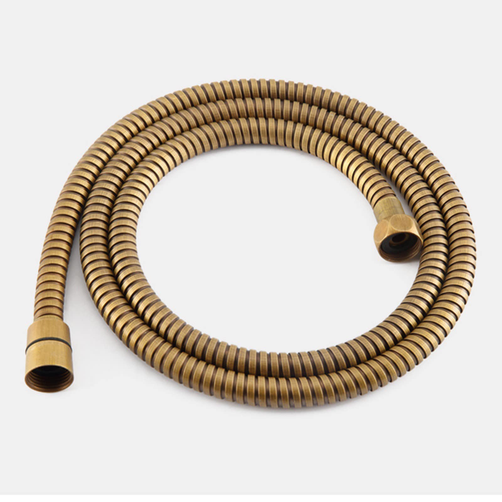 Manguera de ducha multicolor de acero inoxidable de 1,2 m (d 2 m) – Reemplazo flexible para una fácil instalación, ajuste universal para todos los cabezales de ducha