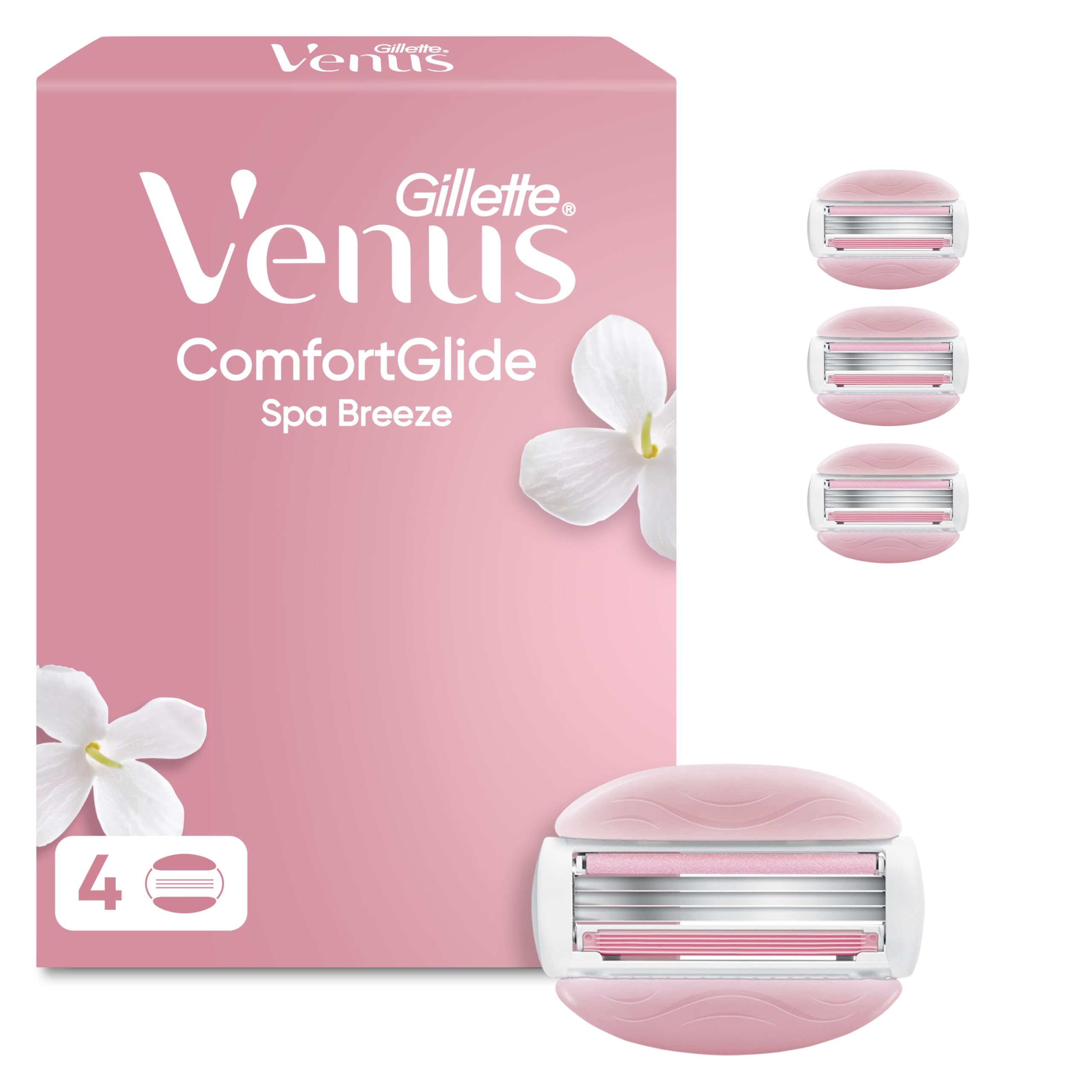 Venus Women's Comfortglide Spa Breeze Razor Blades X 4