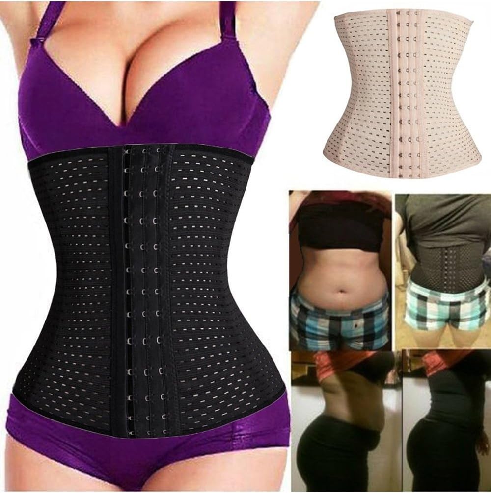 FLORATA Women's Waist Trainer Corset Tummy Control Body Shaper Waist Cincher Shapewear - Image 2