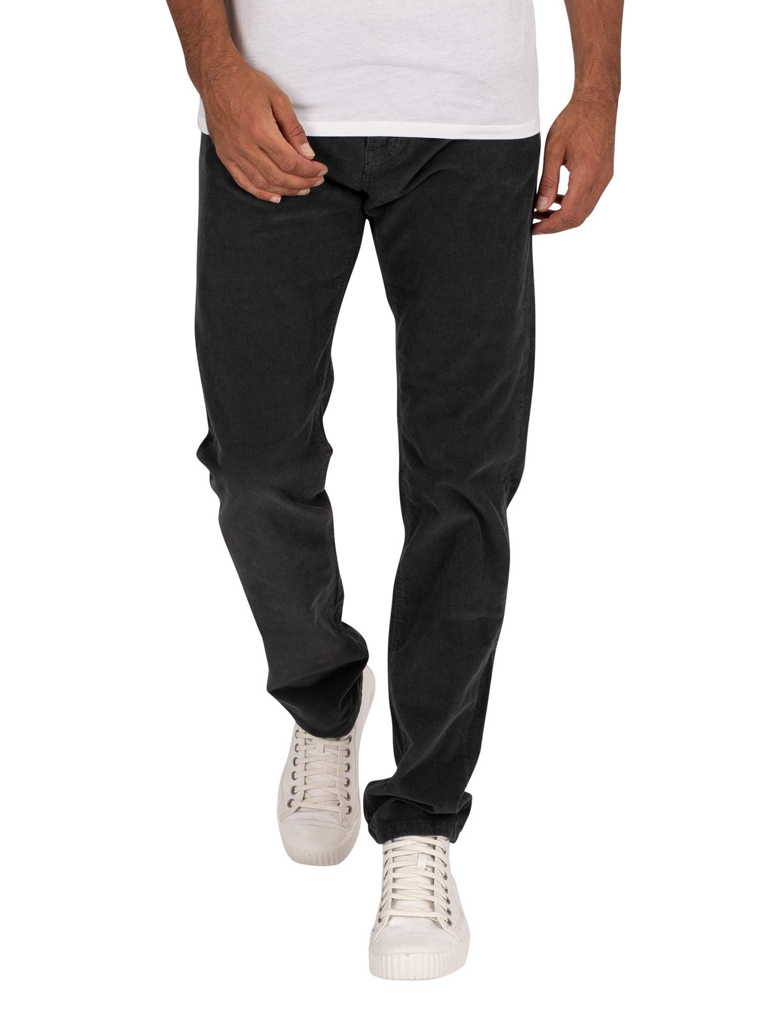 Lois Jeans Men's Sierra Corduroy Jeans, Grey, 31W x 32L