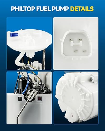 Miniatura 307 de PHILTOP Electric Fuel Pump Assembly Fits For Chevrolet S10 1985-1991, GMC S15 1985-1990, GMC Sonoma 1991, GMC Syclone 1991, SP06B1H