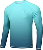 Vista 20 de Camisetas de natación de manga larga para hombres Rashguard UPF 50+ Camisa de protección solar UV Atlética Entrenamiento Correr Senderismo Camiseta