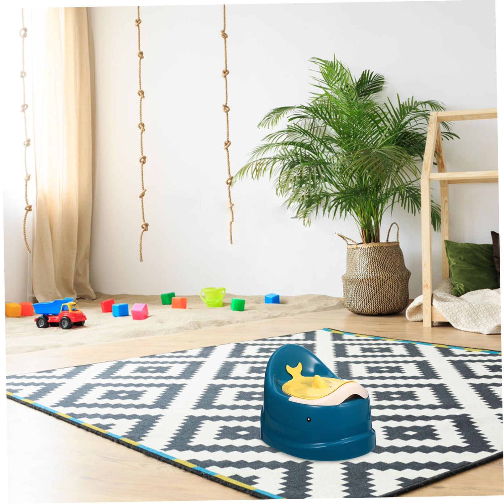 Inodoro de Entrenamiento Material Pp para ir al Baño Reusable Asiento Portátil para Niños Pequeños Adecuado para Viaje y Coche