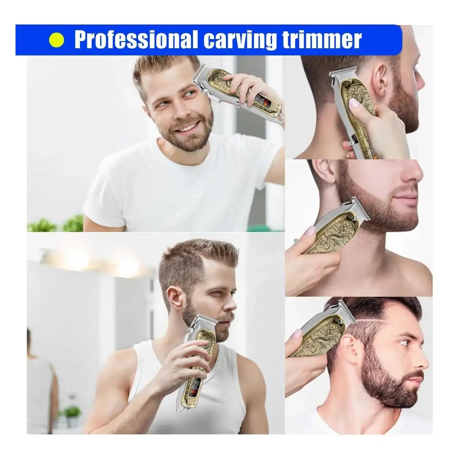 Razors HIENA HYN-I012 Elektrisches Haarschneidemaschinen-Set, professioneller Haarschneider für Männer, verstellbarer Bart und Haarschneidemaschine, elektrischer Barbier Haar