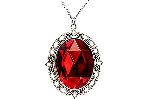Enigmatic Embrace: Blood Red Vampire Necklace