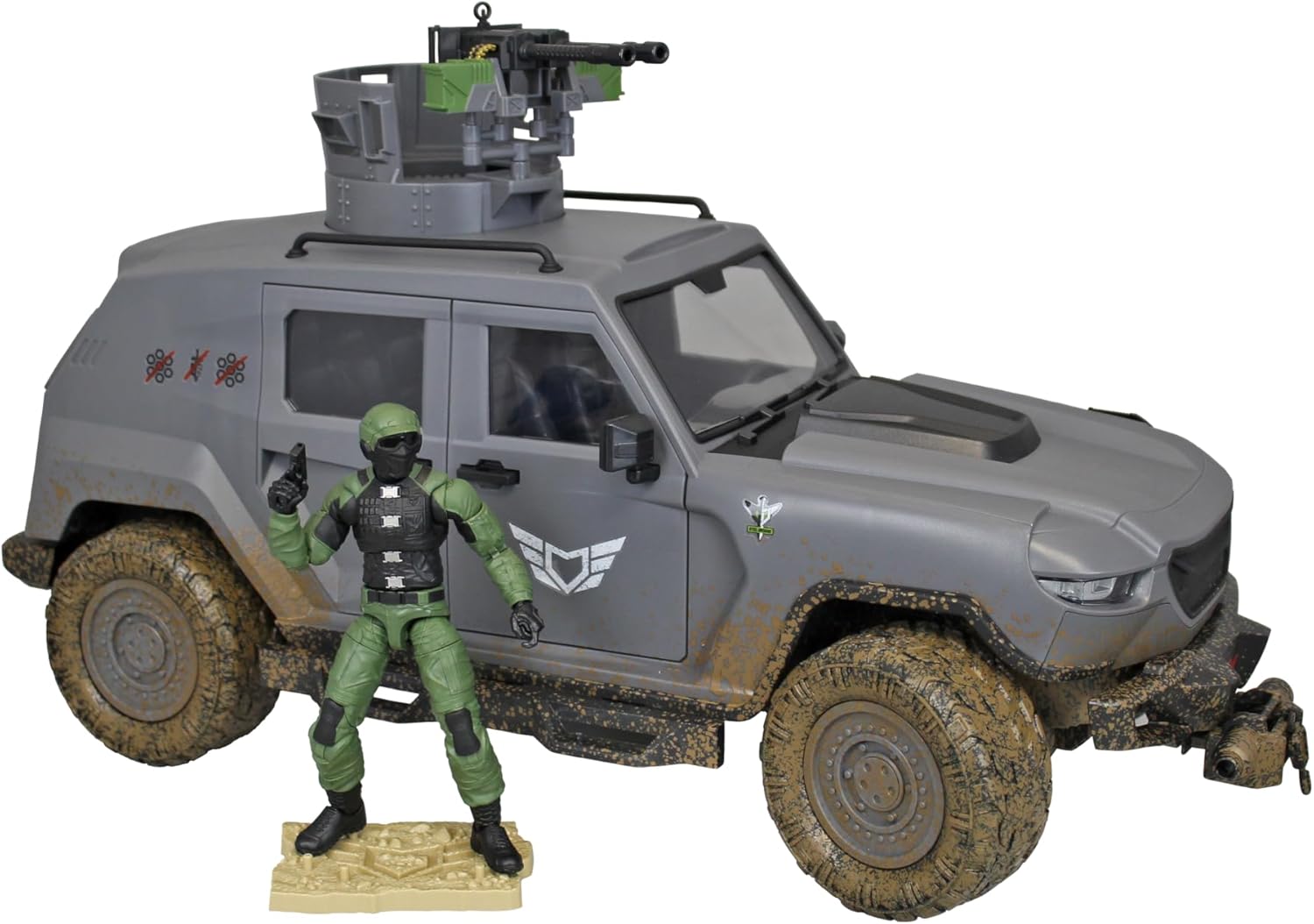 Action Force Valaverse Vanguard Vehicle Stealth Grey Muddy - Last of Inventory