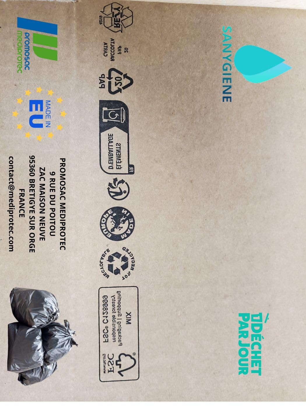 Housse Conteneur 120l X50 (+50 offerts) | Ultra Résistant | Conteneur 2 Roues | Noir | Epaisseur 35µ | Lot Total 100 Sacs Poubelle 120 Litres | Protection Anti Salissure - Anti Odeurs - Anti Fuites