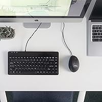 Vista 2 de Perixx PERIMICE-519 Wired Ergonomic Vertical Mouse - Portable Small Design - 105x67x58 mm - Right Handed Black