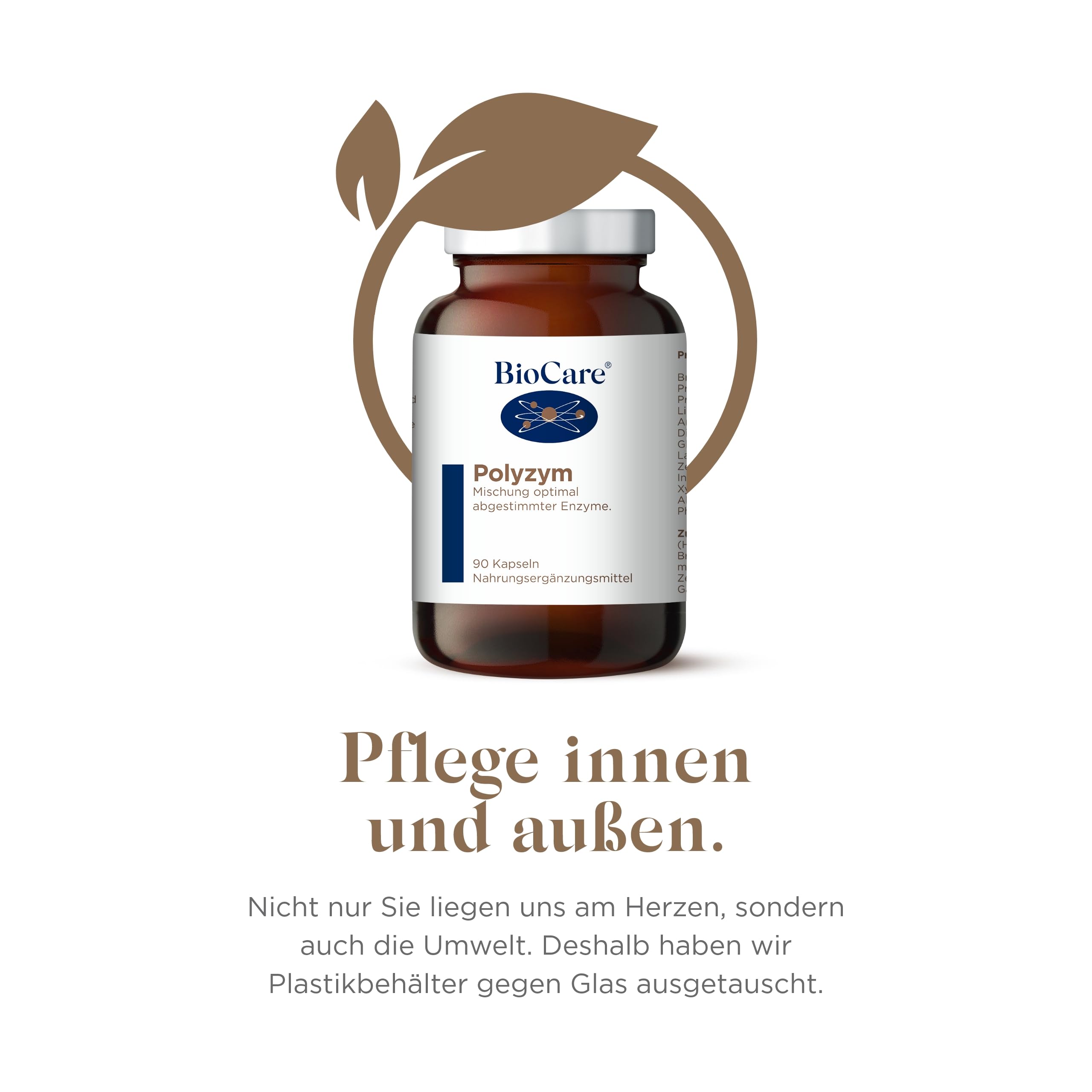 BioCare Polyzyme, 90 Kapseln